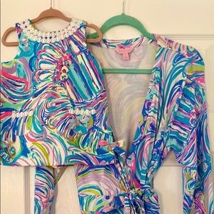 Mommy and me matching dresses